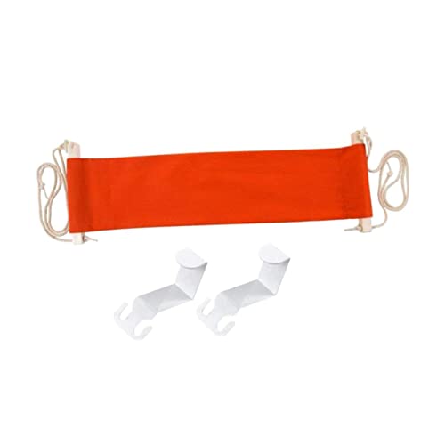TEHAUX Hamaca para pies reposapiés de Oficina Debajo del Escritorio reposapiés ergonómico Debajo del Escritorio reposapiés de Escritorio reposapiés casero Planchar Orange