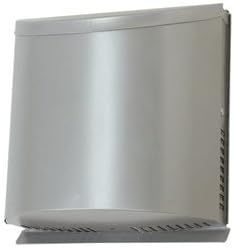 Amazon 三菱 換気扇 部材 システム部材 P 50vssq5 1パイプ取付用屋外フード 防音用 角形 ステンレス製 防虫網付 防火ダンパー付 換気口