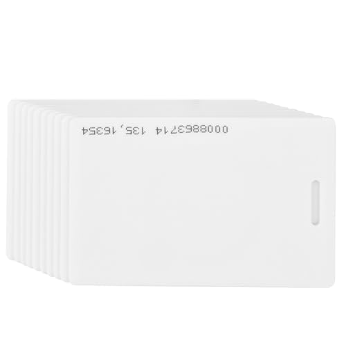 10pcs 125Khz Readable Access Card Proximity Door Control Entry Thick Access Card for Home Office