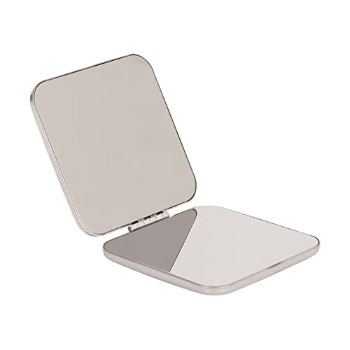 La mejor selección de Espejos de mano favoritos de las personas. 44 Mini Espejo Plegable de Bolsillo Espejo de Doble Cara de Acero Inoxidable Pequeño Monedero Espejo de Viaje Portátil Espejos Cosméticos Compactos para Maquillaje (Cuadrado)
