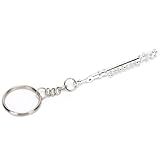 flauta llavero miniatura musical decorativa plata para regalo melómano