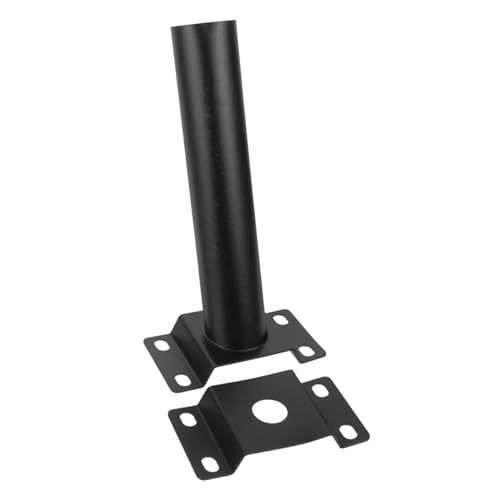 Lurrose Soporte para Luz Solar Exterior de Metal Resistente Brazo de Montaje para Farolas y Lámparas LED Diseño Simple y Decorativo para Jardín y Postes al Aire