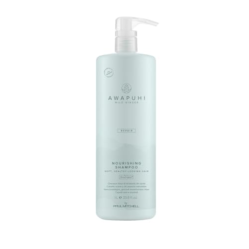 Paul Mitchell Awapuhi Wild Ginger Moisturizing Lather Shampoo - Feuchtigkeits-Shampoo für trockenes strapaziertes Haar Haarpflege in Salon-Qualität 1000 ml