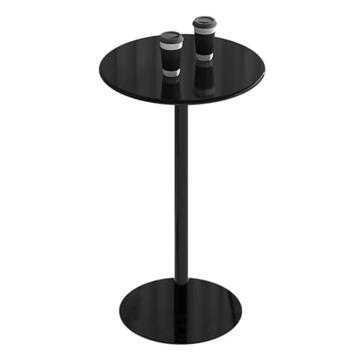Table de bistrot ronde d'extérieur en métal premium avec socle ultra stable