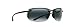 Maui Jim Men's and Women's Banyans Polarized Rimless Sunglasses, Gloss Black/Neutral Grey, Large