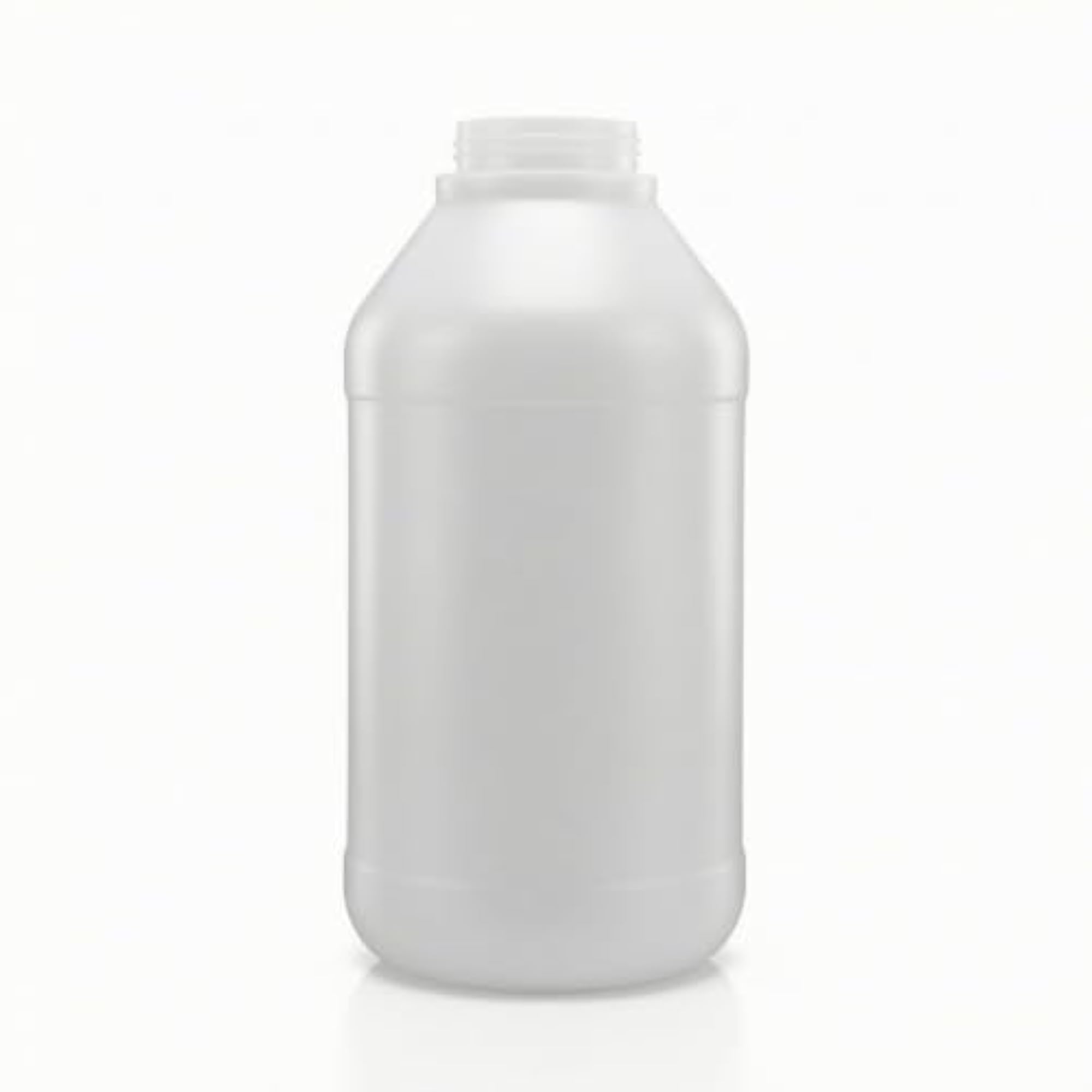 Threaded Sprayer Bottle Refillable Spray Bottle Container Leak-Proof for Car Wash, Household Cleaning, White, 2L