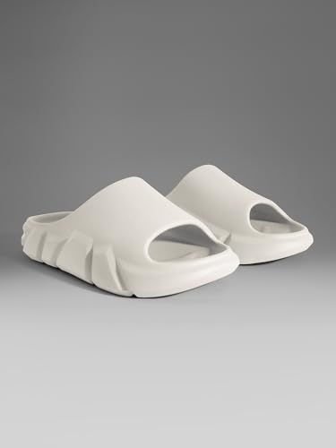 Image of The Souled Store Slides: Men and Boys EVA Lightweight Solid Slip On Sliders