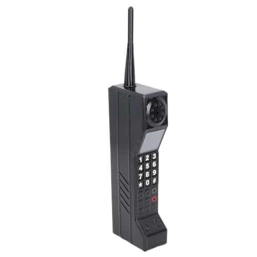 Luatoxry Retro Brick Cell Phone Ornament Old Fashioned Brick Phone 80s 90s Phone Prop Iron Retro Brick Mobile Phones for Home Party Office Ornaments 12.4 x 2.8 x 1.6in