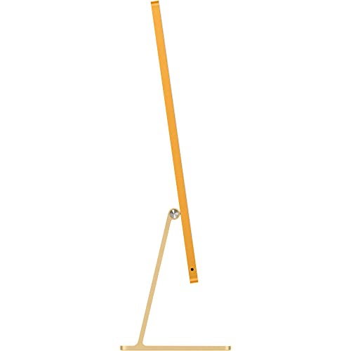 Image of Apple 2021 iMac with Apple M1 Chip with 8-core CPU, 24-inch, 8GB RAM, 512GB SSD Storage, Yellow (Renewed)