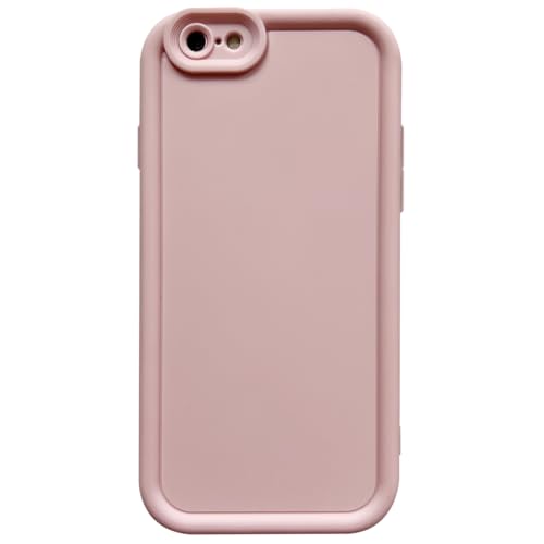 Image of Puxicu Slim Case for iPhone 6s, Enhanced Camera Protection, Shockproof Skin-Friendly Touch Soft Case Cover for iPhone 6 Phone 4.7 inch, Light Pink