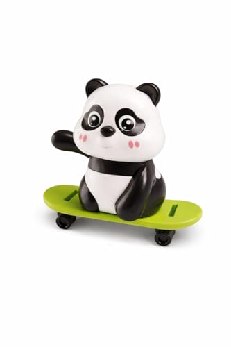 Image of Panda Wind Up Toy with Skateboard | Cute Wobbling Panda Toy | Roly Poly Toys for Babies | Infant Interactive & Educational Toys for Toddlers 1-3 Years | Home Decor & Gift (Skating Panda)