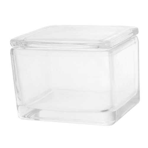 Cabilock Lab Equipment 20 Slide Staining Vat Round Staining Jars for Microscopy Easy Cleaning