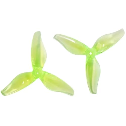 Hélice 3 pales 2 pouces 51mm pour drone FPV jaune de rechange 1.5mm