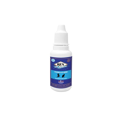 Image of Rex Wheat Germ Oil 20 ml | Vitamin E & Omega 3,6 | Pet Skin & Coat Care