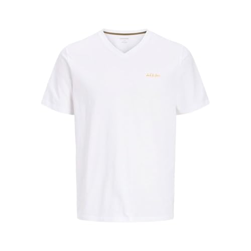 T-shirt col V Jack & Jones Blaze anti-déformation taille L manches courtes