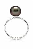 (109+) Migliori anelli da donna di tendenza '2026' 51 PERORNO Anello con Perla di Tahiti Autentica 9mm, Argento Sterling 925, Colore Naturale e Alto Lustro