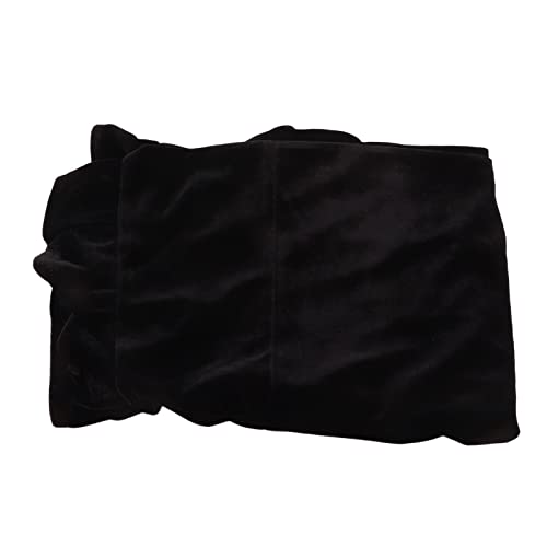 Housse de siège de piano, housse de banc de piano en velours doré antidérapant anti-boulochage doux housse de coussin de banc de piano housse de tabouret de piano Le noir