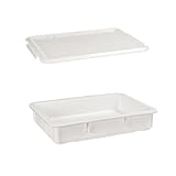 Matériau : la boîte à pâte est fabriquée en plastique de qualité alimentaire, ce qui la rend durable et durable. Le couvercle est également robuste et peut être utilisé plusieurs fois sans montrer de signes d'usure.