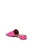 Franco Sarto Womens Loran Slide Sandal Fuchsia Pink Leather 8M