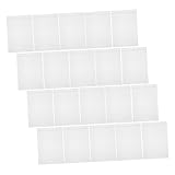 FRCOLOR 100 Stück Wiederverschließbare Zip Beutel PE Kunststoffbeutel Luftdicht Reißfest für...