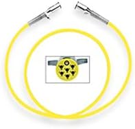 Velvac 590255 7 Way Iso Straight Cable 1/8, 2/10, 4/12 Gauge, 12' Working Length