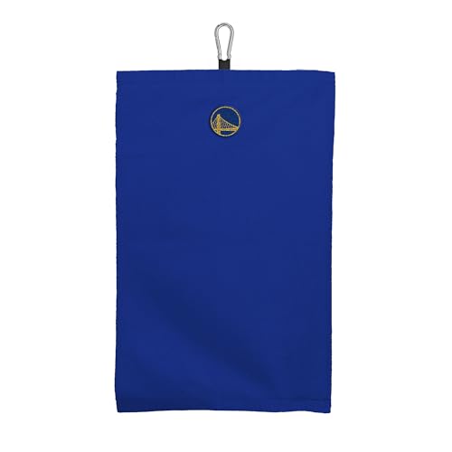 Northwest Golden State Warriors NBA Team Logo Micro Fiber Tri-Fold Golf Towel 16 x 24 Inches