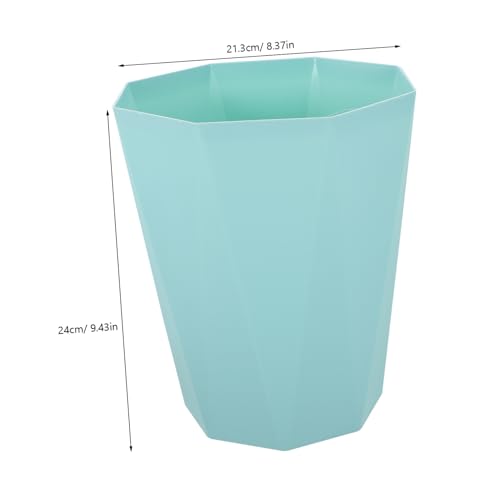 Bote de Basura de Plástico Verde para Baño 5L miniatura 2
