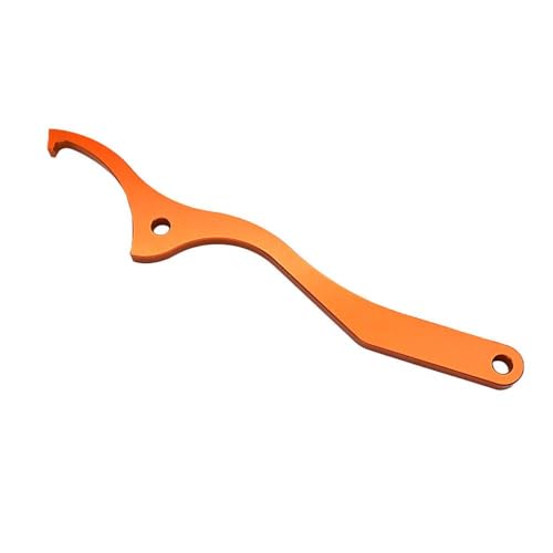 SX SXF XC XCF XCF XCW XCFW EXC EXCF FC FE TC TE MOOTOLCYCLE REAR ABSOCER DAMPING SHOCK SPANNER LENCH UNIVENSAL FIT(Orange)