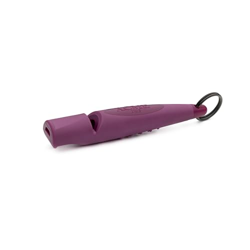 Genuine ACME genuine no. 211 Alpha professional dog training whistle with enhanced ergonomic grip. BPA-free plastic. 110 dBA long range. Made in the UK (Purple)