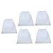 FOMIYES 5Pcs Manicure Dust Collector Bags, Portable Thickened Practical Nail Suction Dust Collector Pouches for Home Manicure Shop