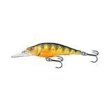 Fishing Lure Yellow Perch Jerkbait Crankbait yp73m Medium Color # 3/8oz Florescent Matte yp73m106 Durable Lures for Freshwater Saltwater Fishing Kit Multi-Purpose Fishing Equipment Gear