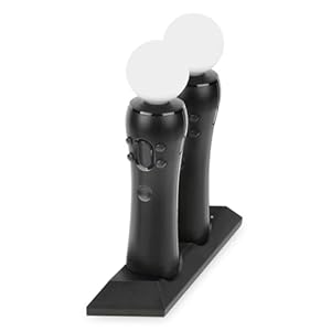 NiTHO PS4 Move Controller Ladestation Dual Schwarz