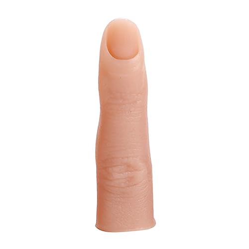 Image of balacoo Silicone Fake Finger 2.75 Inch Hand Reusable Manicure Tool for Nail Art Beginners and Salon Use