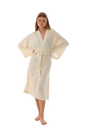 Kimono Akyaka veste d'été longue et légère cardigan bohème pour femme