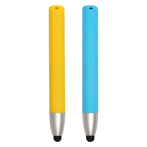 KQDRAVINE 2 Stylus Tablette pour Enfants, Stylet Tactile Enfant Universel pour Écrans Tactiles, Stylo Téléphone & Tablette iOS/Android, iPad, iPhone, Kindle...