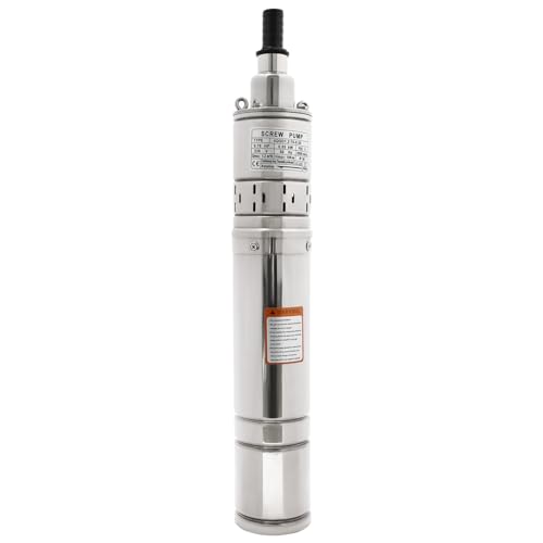 vinnyooc 230V 550W Pompes Submersibles, Pompe à Eau 1.2m³/h, Pompe de Puits, Profond Pompes d'arrosage, Pompe Immergée Utilitaires Pour l'irrigation Des Terres Agricoles l'élevage De Bétail