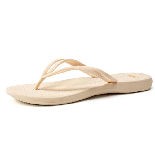 Image of VOVEA Flip Flops For Women Non-Slip Bathroom Shower Shoes Cushion foam Indoor and Outdoor Sandals