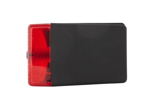 HELLA 2NE 006 609-001 Nebelschlussleuchte - Halogen - 12V - Anbau - Lichtscheibenfarbe: rot - Stecker: Flachstecker - rechts/links