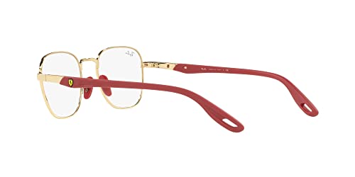 Image of Ray-Ban unisex-adult Rx6484m Scuderia Ferrari Collection Square Prescription Eyewear Frames