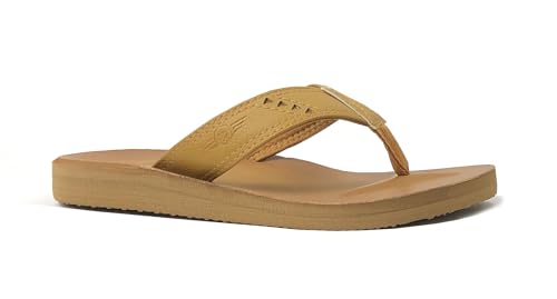 Image of REDVOLUTION New Boys' Beach Sandal TRIBAL Tattoo | Geometric Bali Flip-Flop Sandals