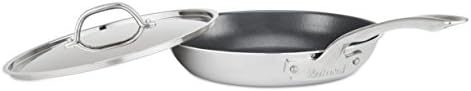 Viking 3-Ply Stainless Steel Nonstick Fry Pan, 10 Inch with Lid