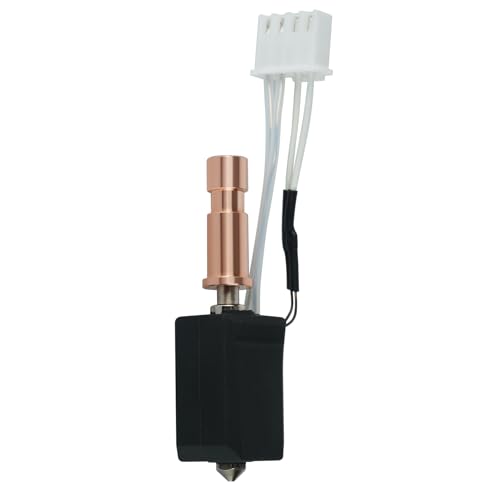 Upgrade Keramik Hotend für Anycubic Kobra S1 0.4MM gehärteter Stahl Düse Heißes Ende Druckkopf Extruder Heizblock Heizstab Thermistor Kit für Kobra S1 Kobra S1 Combo
