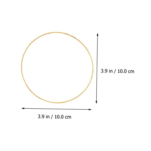 Aros de metal para manualidades Didiseaon de 20 piezas para atrapasueños y decoración de pared 3