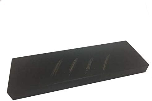 Gold Testing Stone, Genuine, Natural Obsidian (6" x 3")