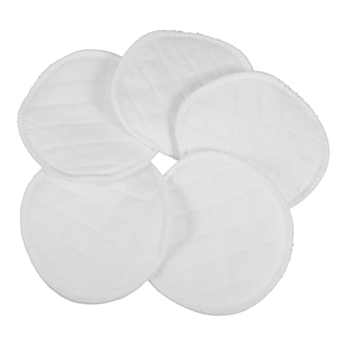 KOMBIUDA 10pcs Reusable Nursing Pads Cotton Nipple Pads for Breastfeeding Soft Absorbent Washable Maternity Supplies for Pregnant Women