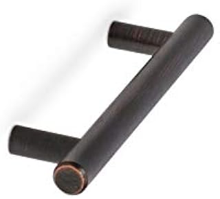 BirdRock Home Simple Modern Rounded T-Bar Handle - Oil Rubbed Bronze - 25
