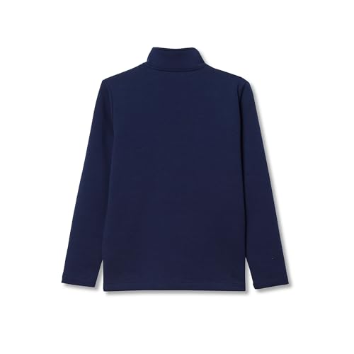 Lands' End Boys Husky Long Sleeve Knit Full Zip Mock Neck Sweatshirt2