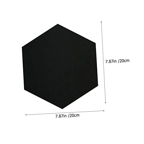 12 paneles acústicos de absorción de sonido para pared, tableros aislantes de poliéster negros miniatura 2