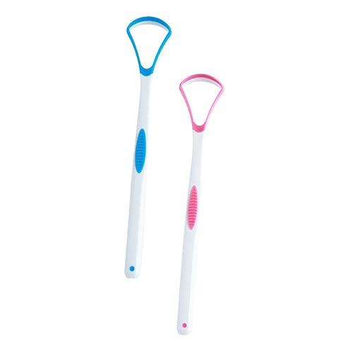 BCOATH Travel Scraper 2pcs Tpr Brush Oral Care Scrapers for Gentle Use and Bad Breath Relief