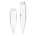 Kimble 45243-200 Glass 100mL Graduated Oil Short Cone Centrifuge Tube for Petroleum Field Testing, Graduated in % (100 mL = 200%), Calibrated 